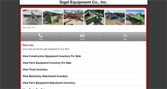Desktop Screenshot of m.sigelequipment.com